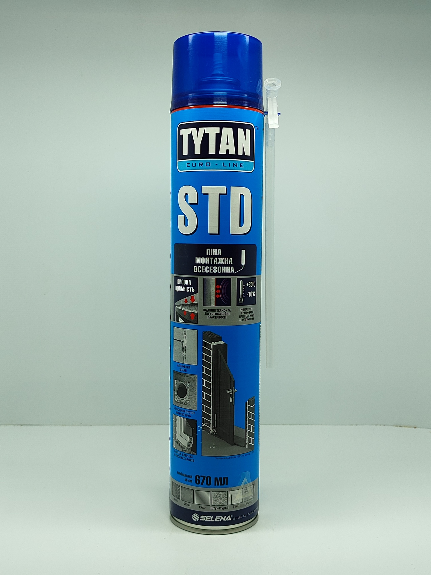 TITAN EURO-LINE STD Пiна монтажна 670мл ручна