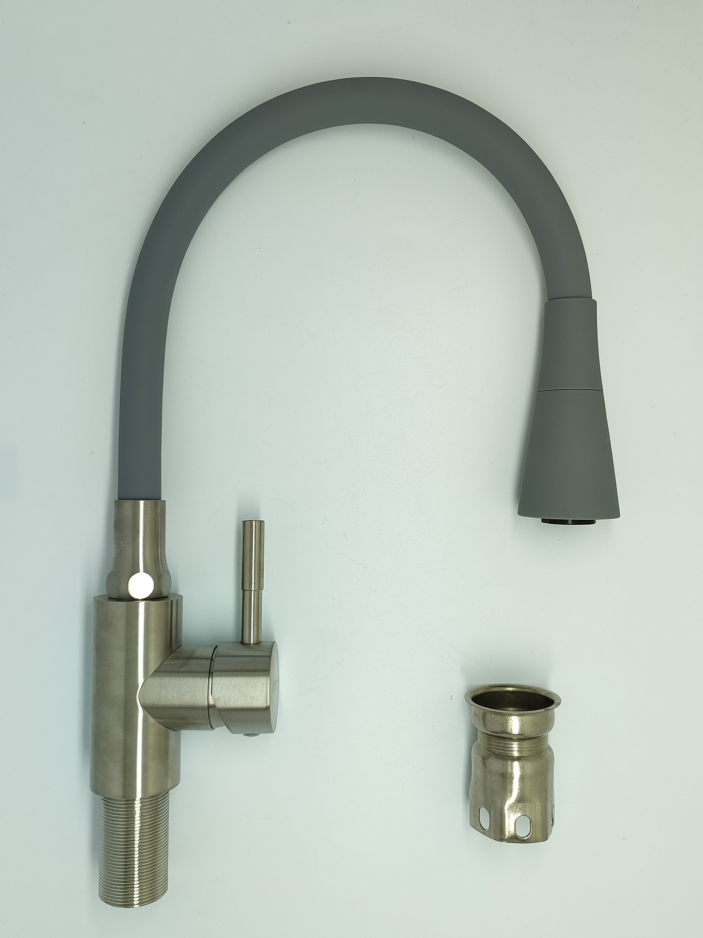 LEDEME LM74199-9 Змішувач кухня,силік.сір,гол,НЕРЖ