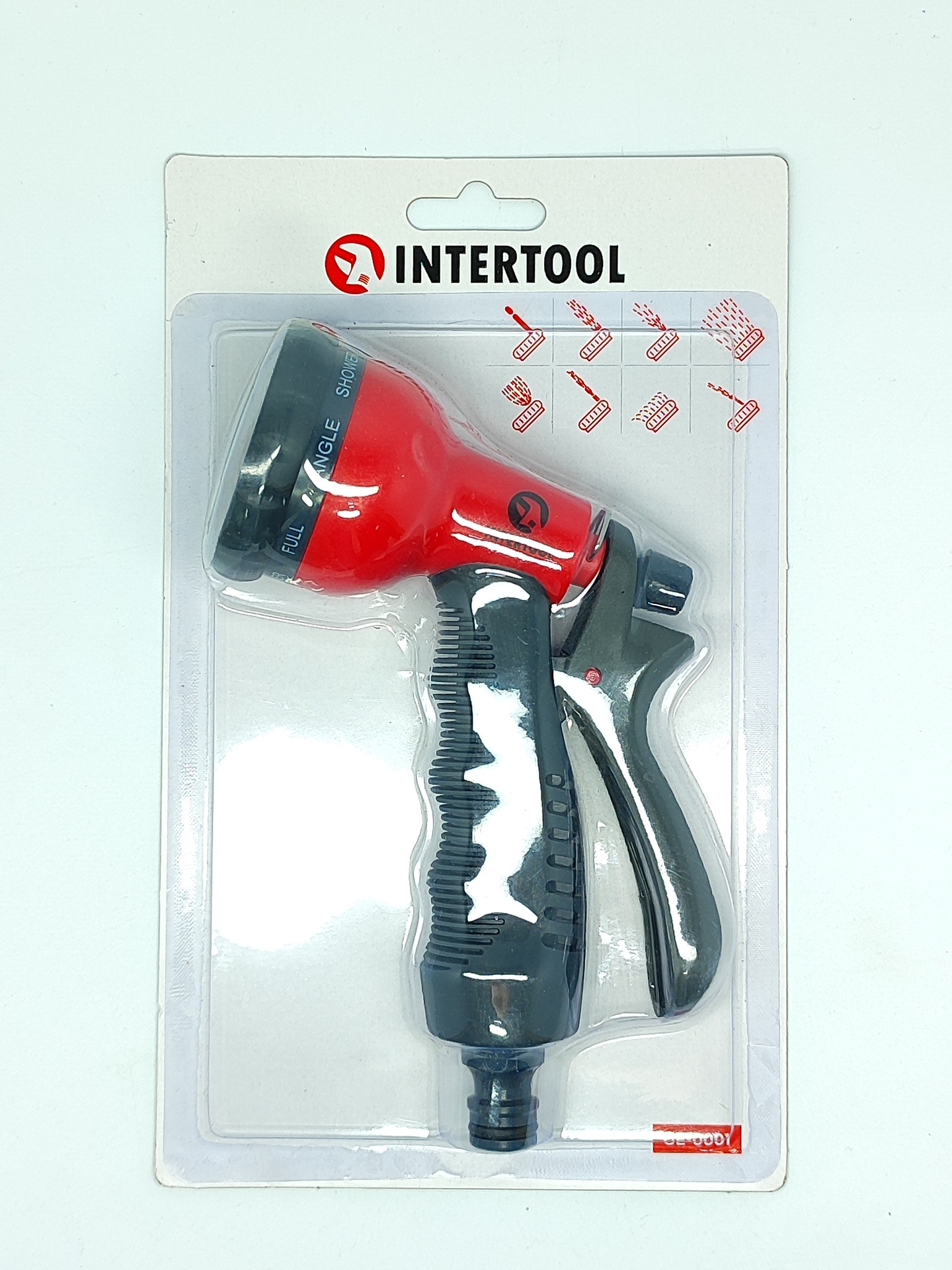 Intertool GE-0001 Пістолет 8-функц.ABS.PP.TPR
