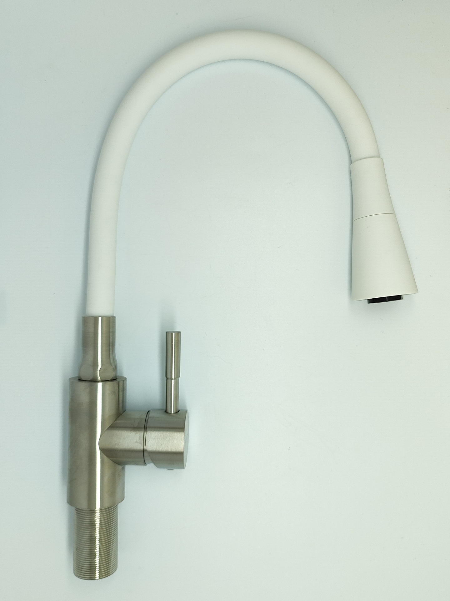 LEDEME LM74199-3 Змішувач кухня,силік.біл,гол,НЕРЖ